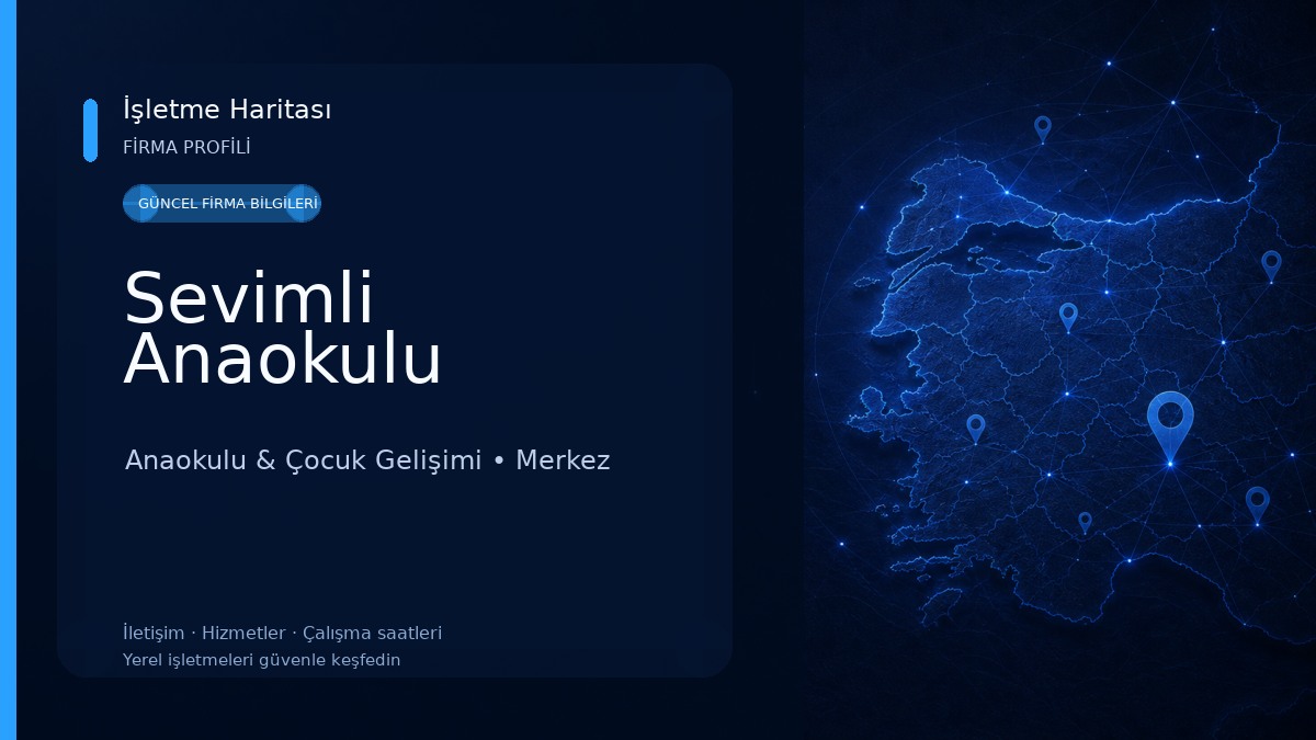Sevimli Anaokulu Anaokulu & Çocuk Gelişimi