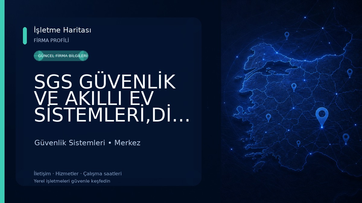 SGS GÜVENLİK VE AKILLI EV SİSTEMLERİ,DİAFON TEKNİK SERVİSİ Güvenlik Sistemleri