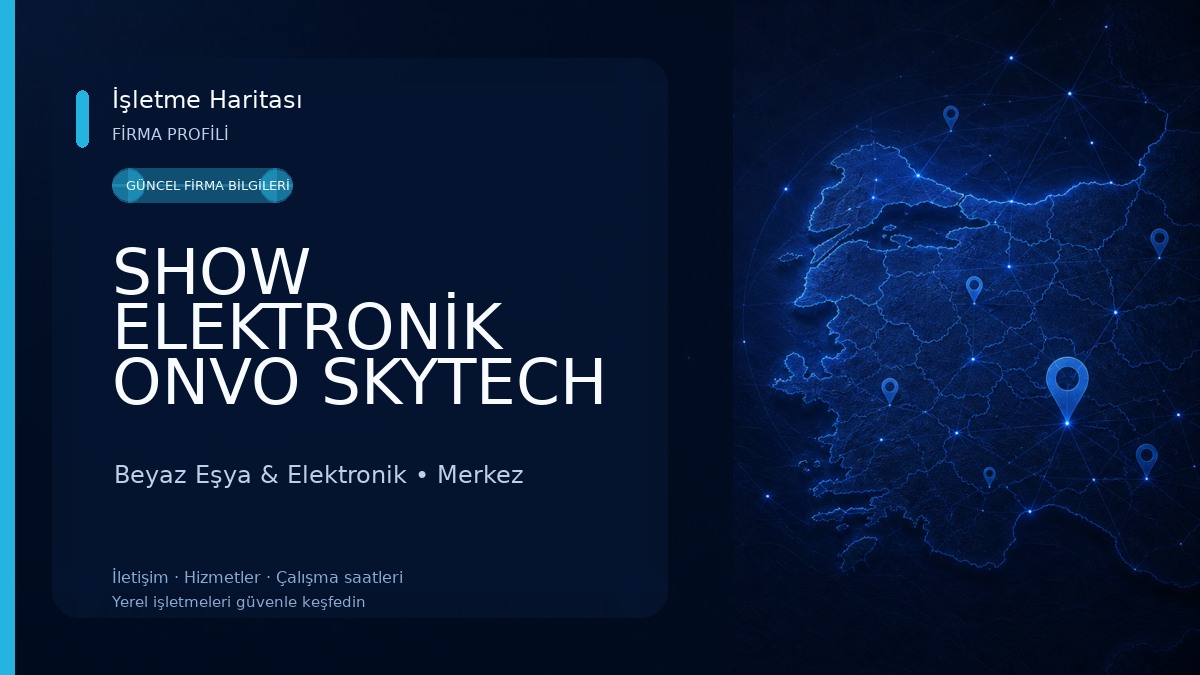 SHOW ELEKTRONİK ONVO SKYTECH STRONG TİVİ YETKİLİ SERVİSİ