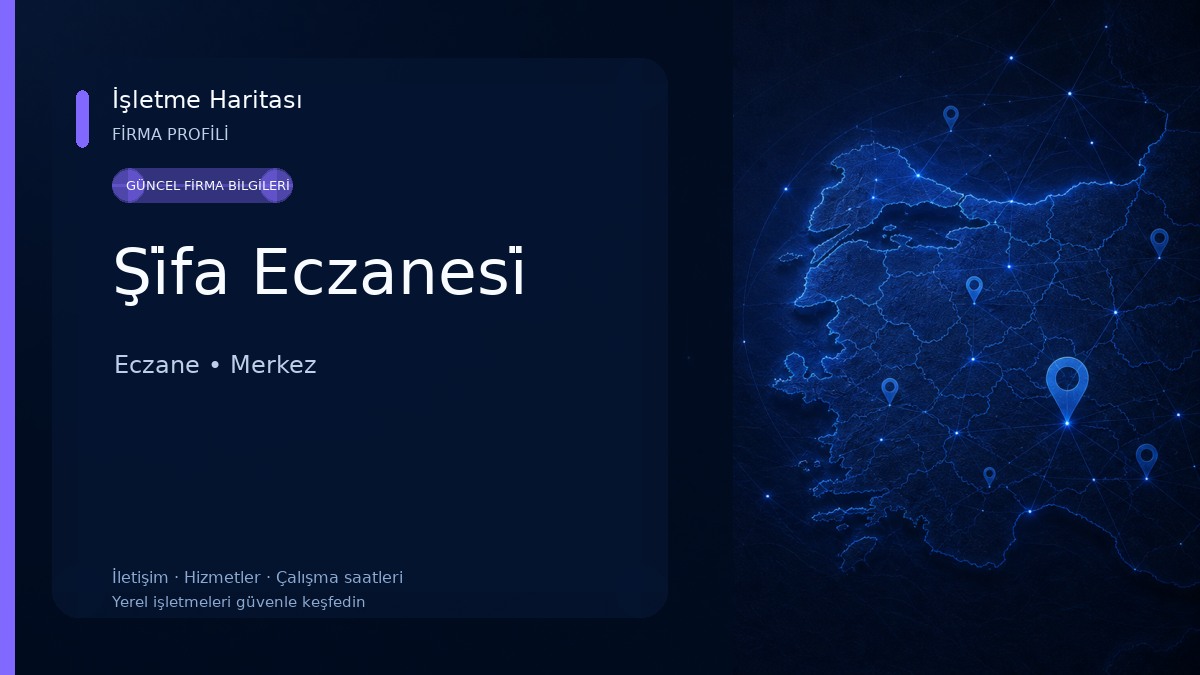 Şi̇fa Eczanesi̇ Eczane