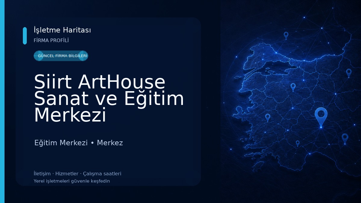 Siirt ArtHouse Sanat ve Eğitim Merkezi