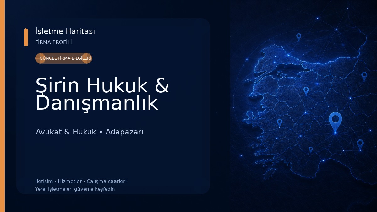 Şirin Hukuk & Danışmanlık Avukat & Hukuk