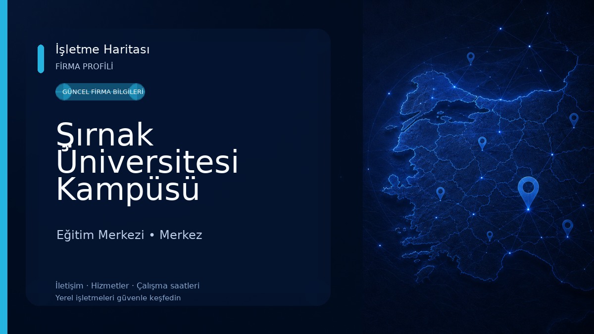 Şırnak Üniversitesi Kampüsü