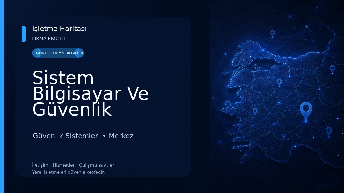 Sistem Bilgisayar Ve Güvenlik Güvenlik Sistemleri