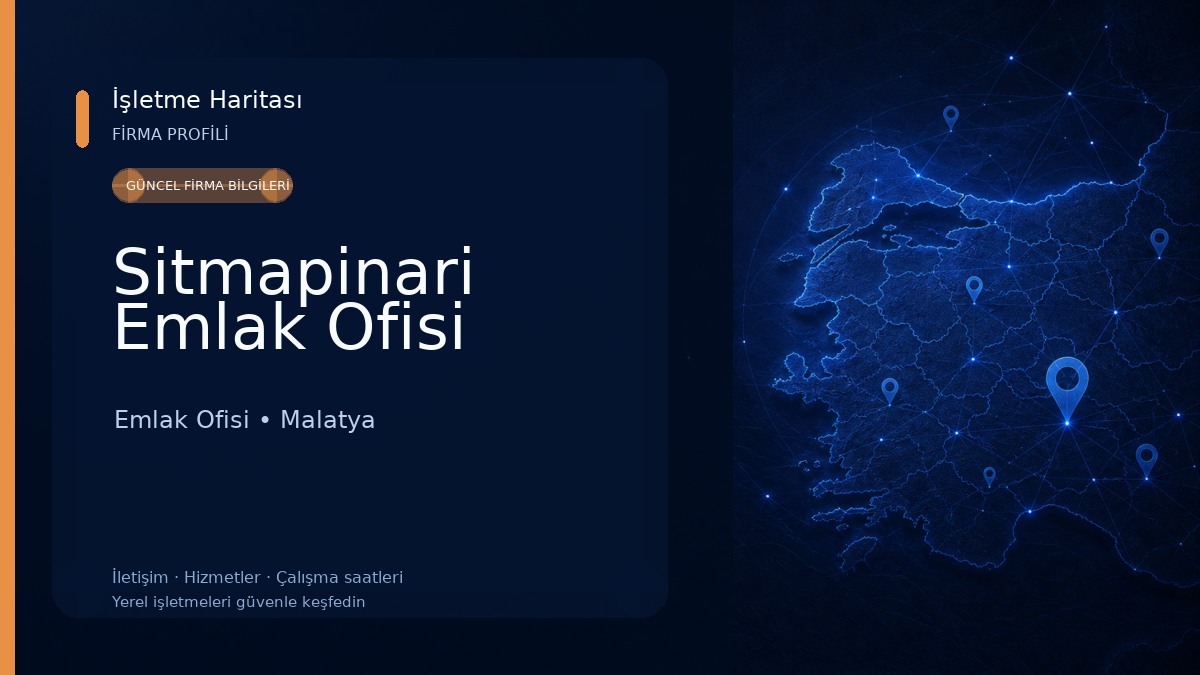 Sitmapinari Emlak Ofisi Emlak Ofisi