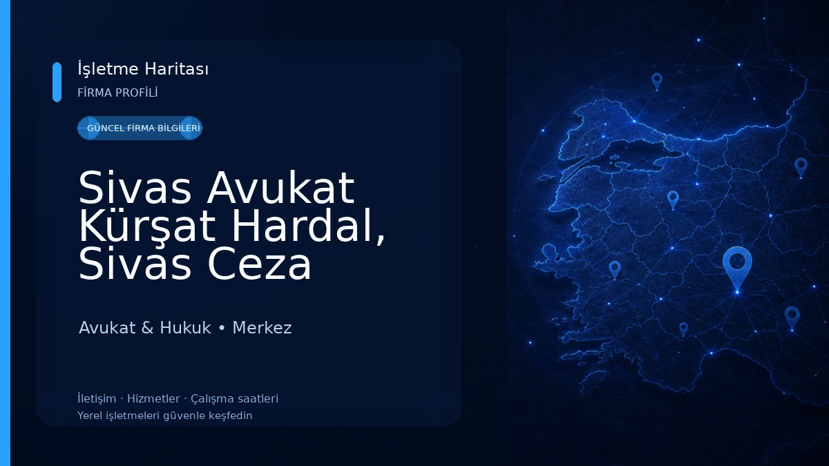 Sivas Avukat Kürşat Hardal, Sivas Ceza Avukatı,Trafik Kazası Avukatı Avukat & Hukuk