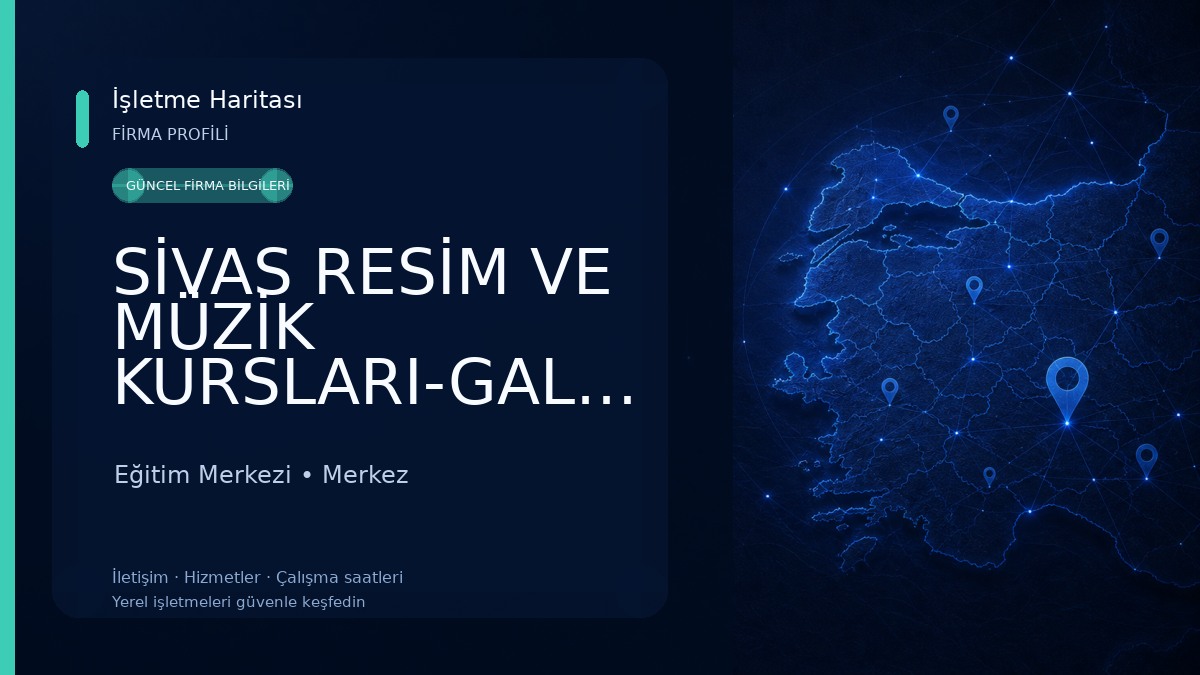 SİVAS RESİM VE MÜZİK KURSLARI-GALERİ SANATORYUM Eğitim Merkezi