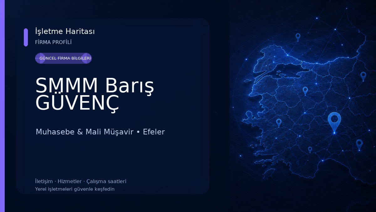 SMMM Barış GÜVENÇ Muhasebe & Mali Müşavir