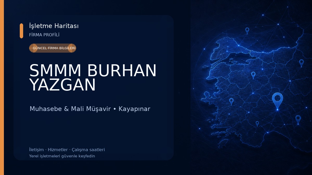 SMMM BURHAN YAZGAN 
