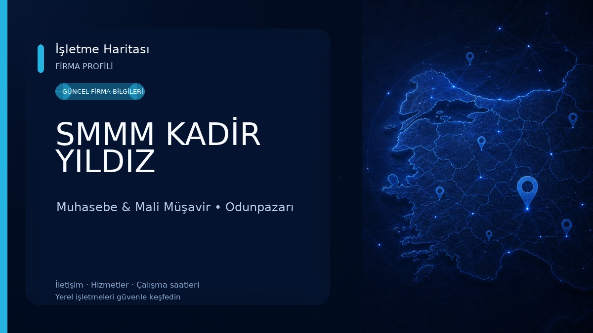SMMM KADİR YILDIZ Muhasebe & Mali Müşavir