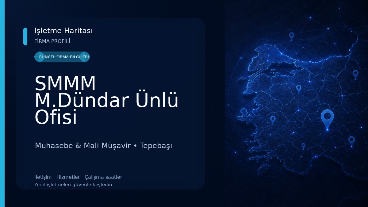SMMM M.Dündar Ünlü Ofisi Muhasebe & Mali Müşavir