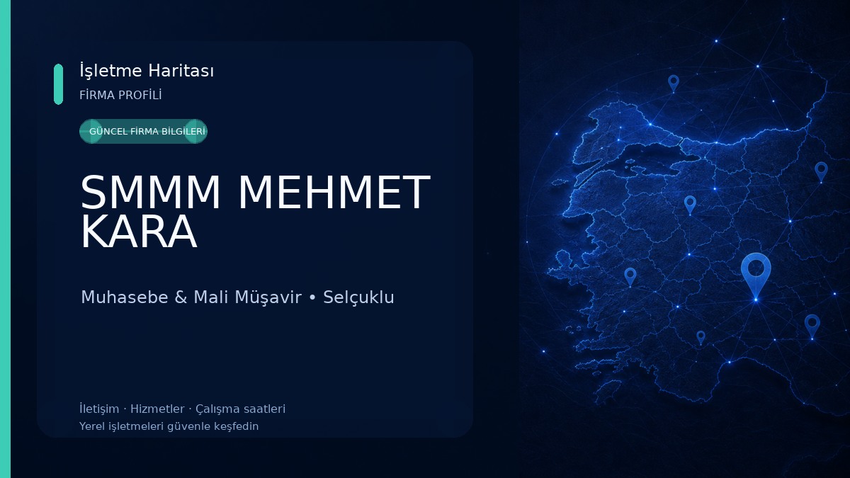 SMMM MEHMET KARA Muhasebe & Mali Müşavir