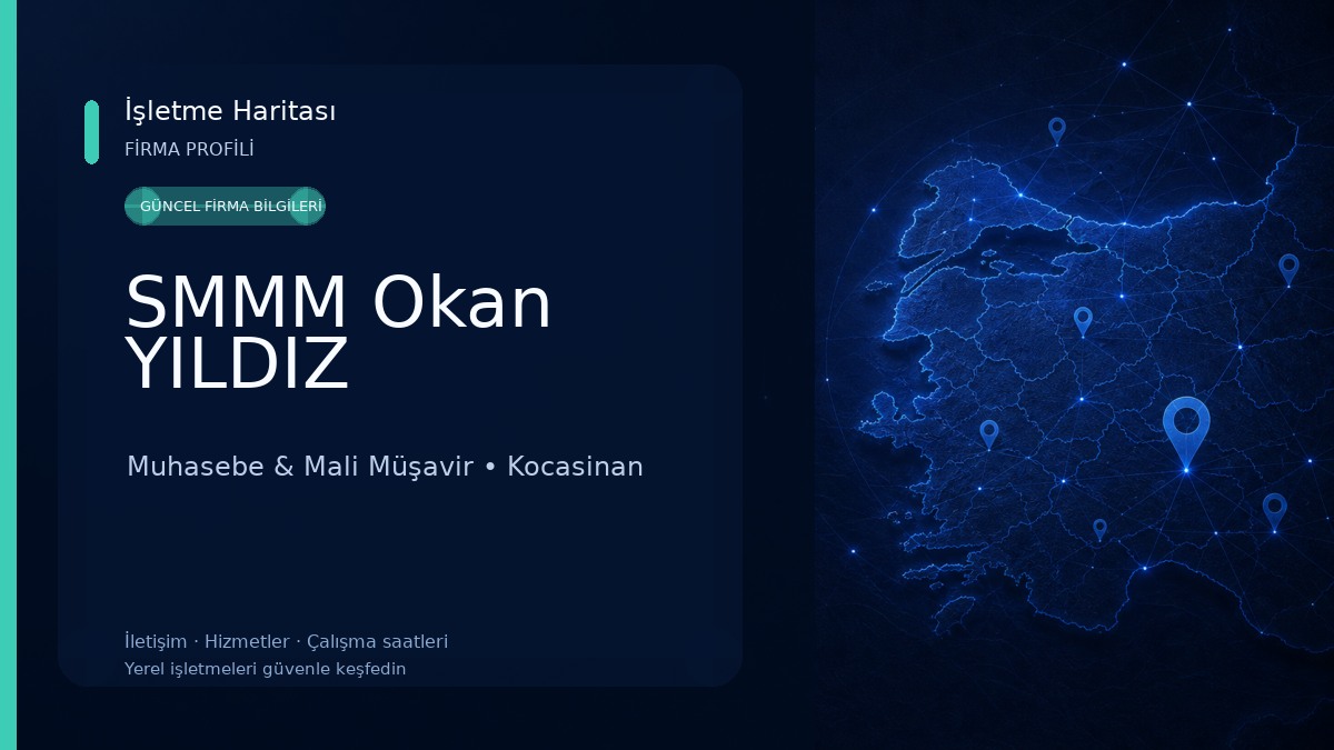 SMMM Okan YILDIZ Muhasebe & Mali Müşavir