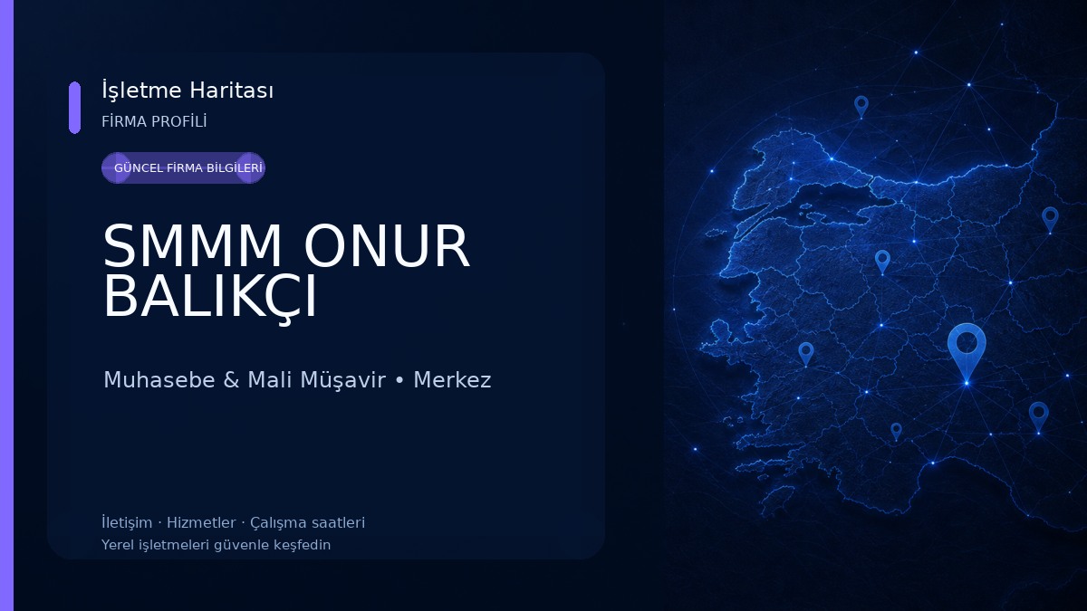 SMMM ONUR BALIKÇI 