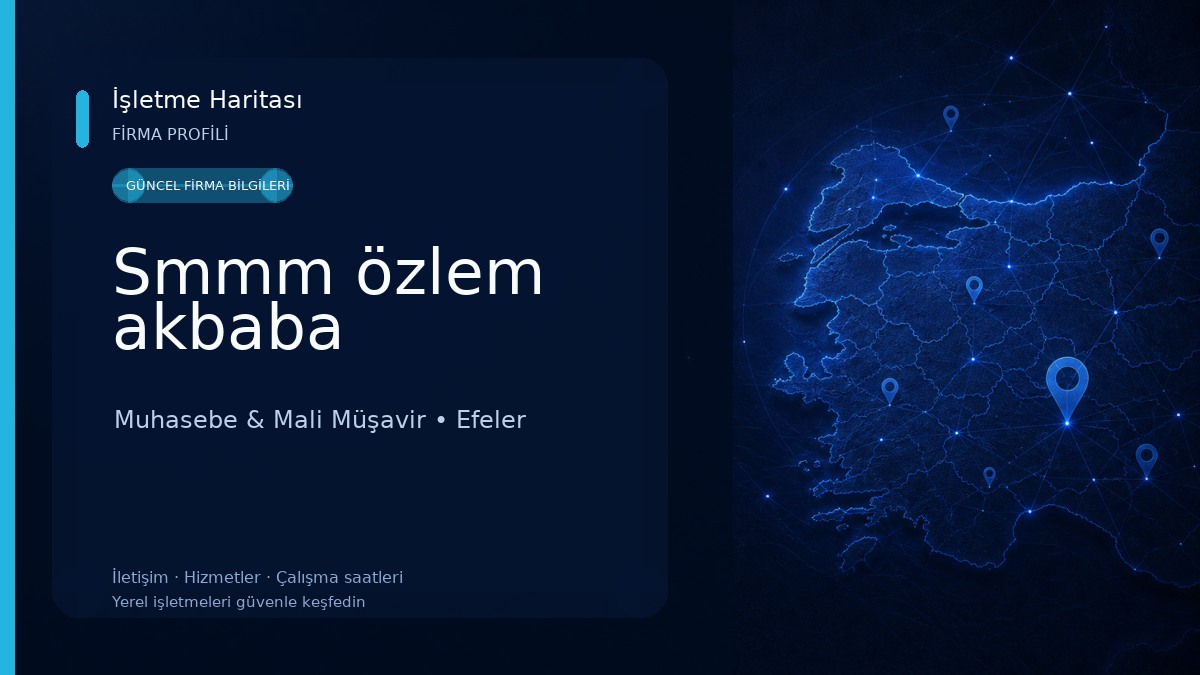 Smmm özlem akbaba Muhasebe & Mali Müşavir