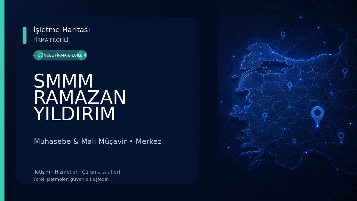 SMMM RAMAZAN YILDIRIM 