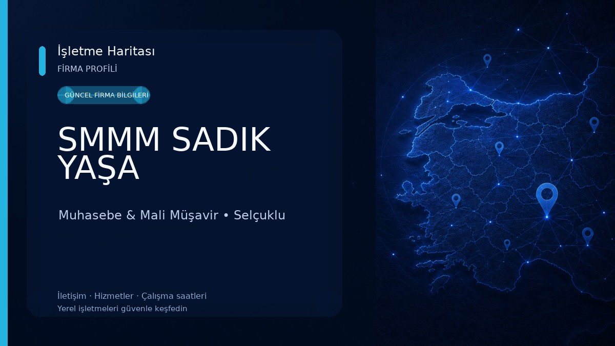 SMMM SADIK YAŞA Muhasebe & Mali Müşavir