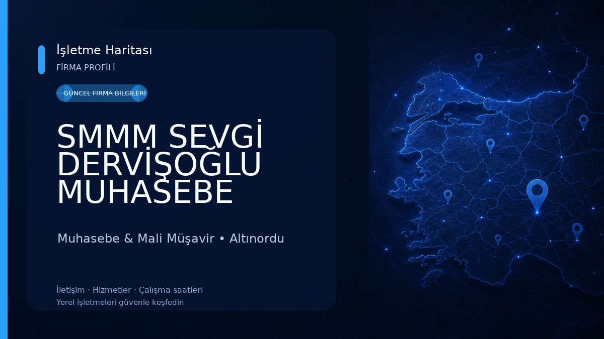 SMMM SEVGİ DERVİŞOĞLU MUHASEBE BÜROSU 