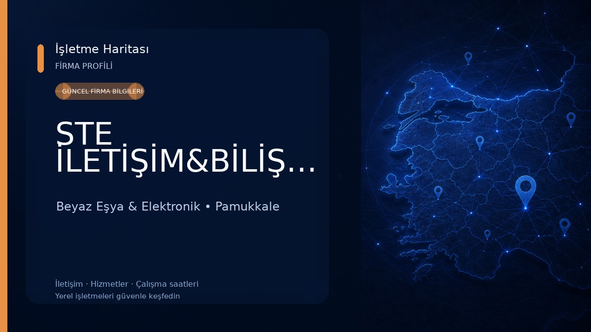 STE İLETİŞİM&BİLİŞİM Beyaz Eşya & Elektronik