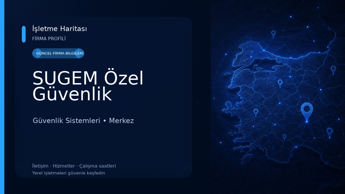 SUGEM Özel Güvenlik