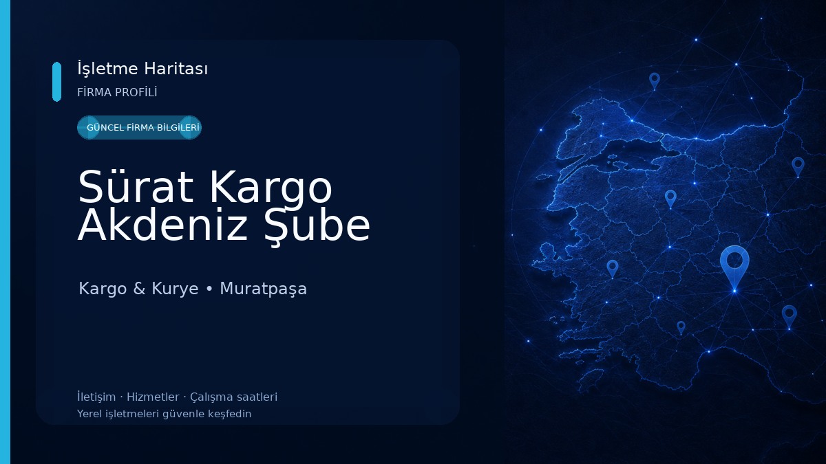 Sürat Kargo Akdeniz Şube