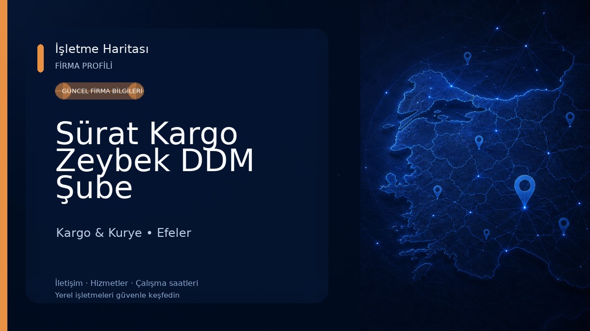 Sürat Kargo Zeybek DDM Şube Kargo & Kurye