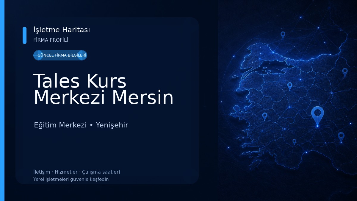 Tales Kurs Merkezi Mersin