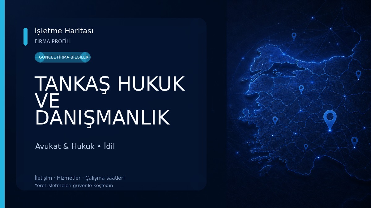 TANKAŞ HUKUK VE DANIŞMANLIK OFİSİ - AV. YASİN TANKAŞ Avukat & Hukuk