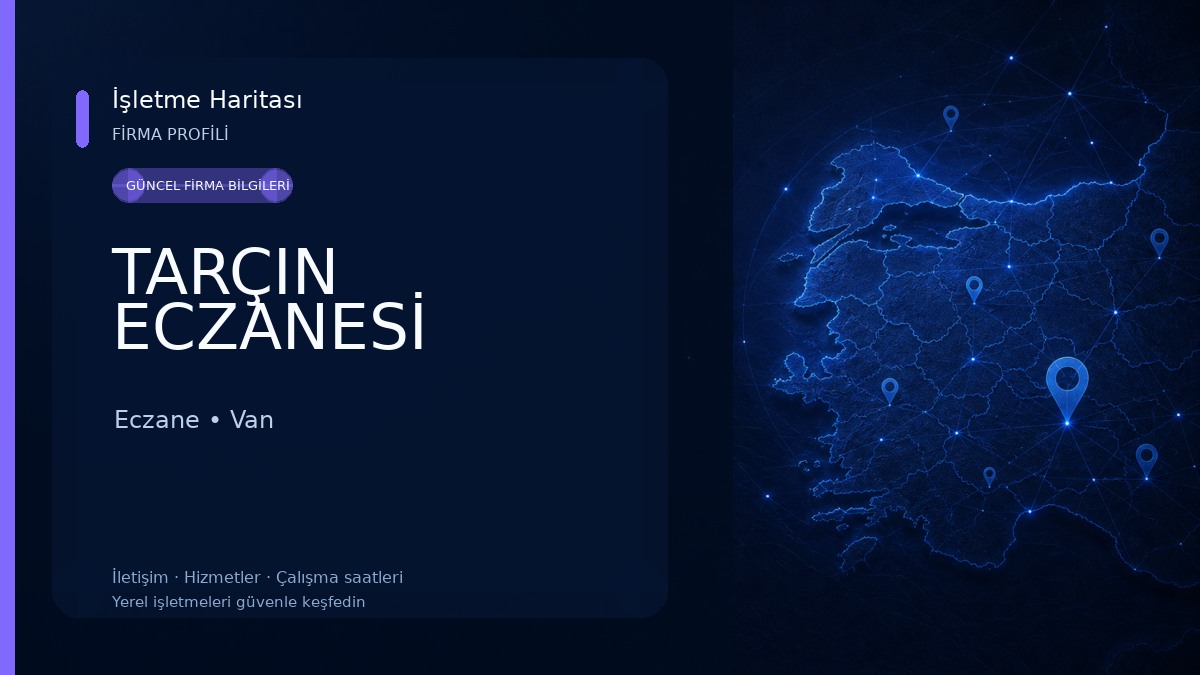 TARÇIN ECZANESİ Eczane