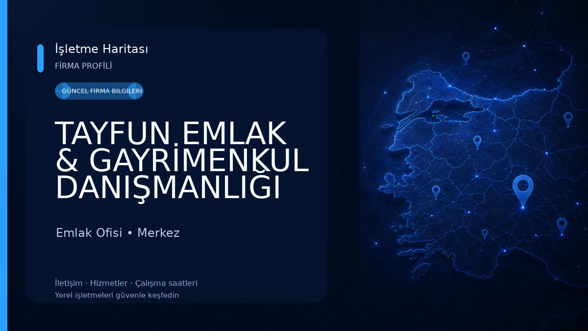 TAYFUN EMLAK & GAYRİMENKUL DANIŞMANLIĞI 