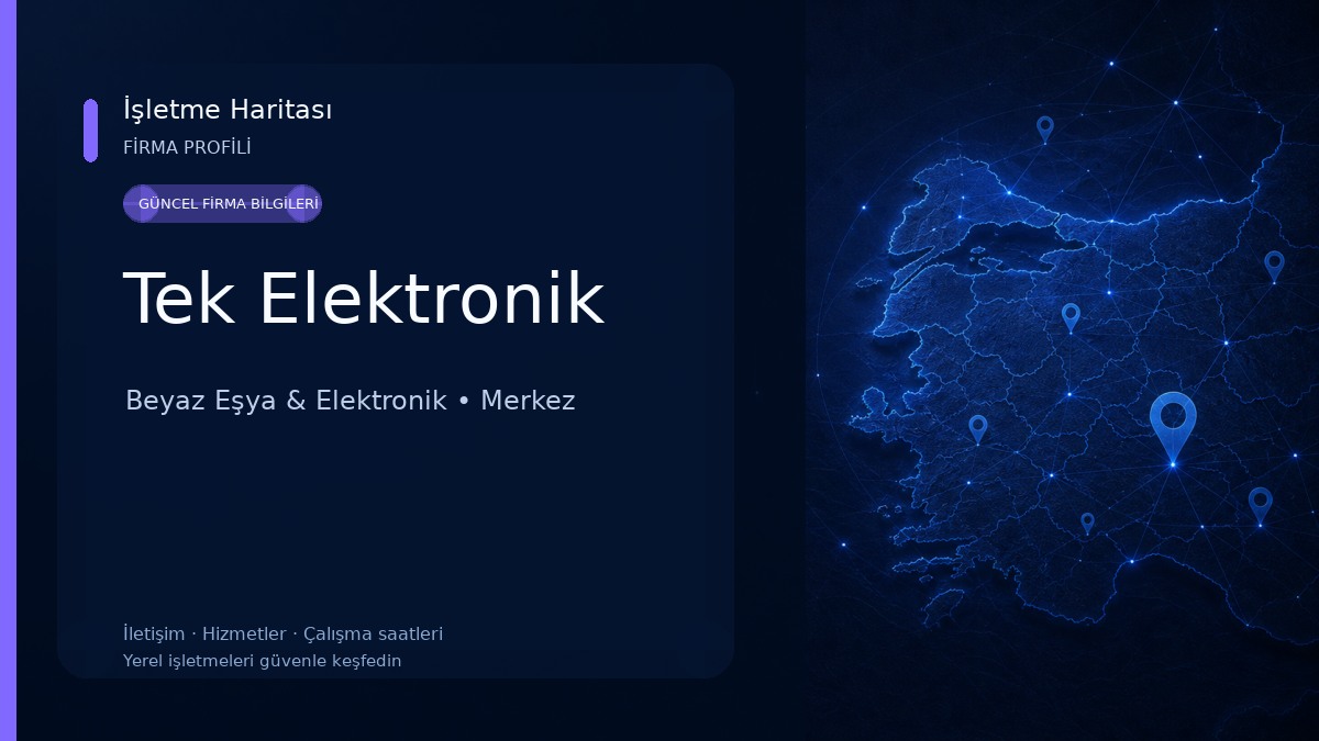 Tek Elektronik 