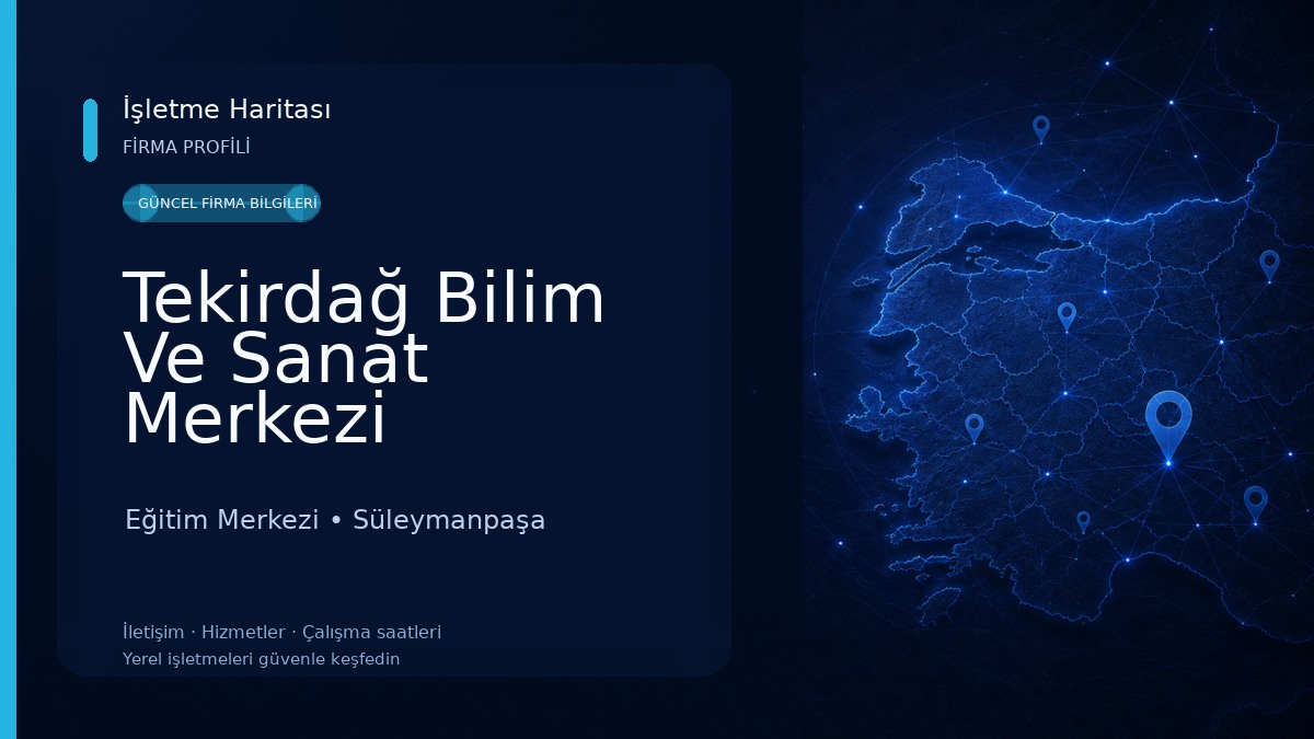 Tekirdağ Bilim Ve Sanat Merkezi