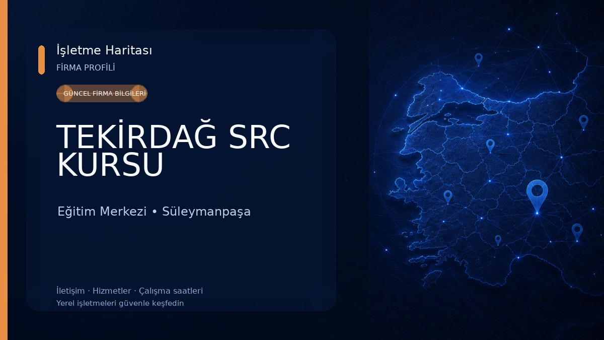 TEKİRDAĞ SRC KURSU 