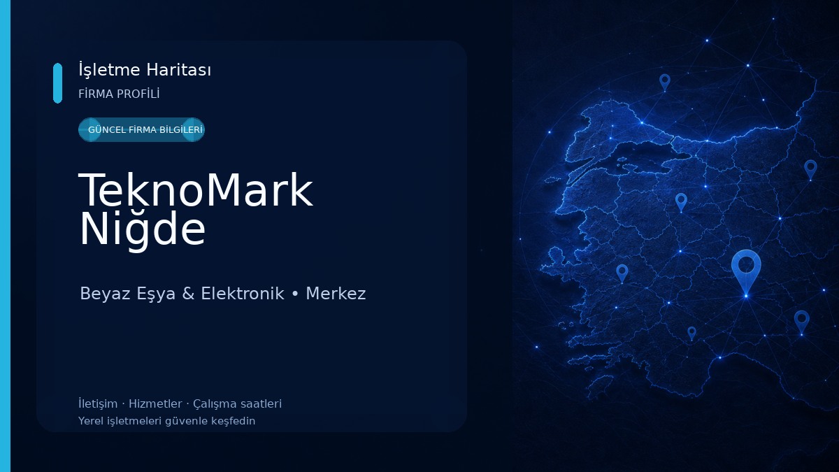 TeknoMark Niğde Beyaz Eşya & Elektronik