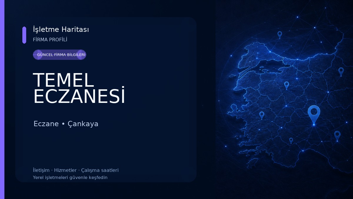 TEMEL ECZANESİ Eczane