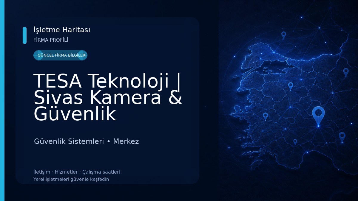 TESA Teknoloji | Sivas Kamera & Güvenlik Sistemleri Güvenlik Sistemleri