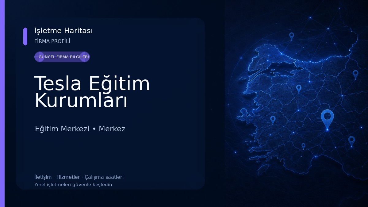 Tesla Eğitim Kurumları Eğitim Merkezi