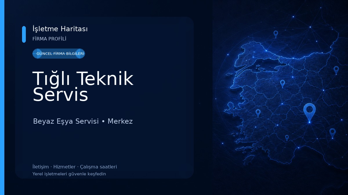 Tığlı Teknik Servis Beyaz Eşya Servisi
