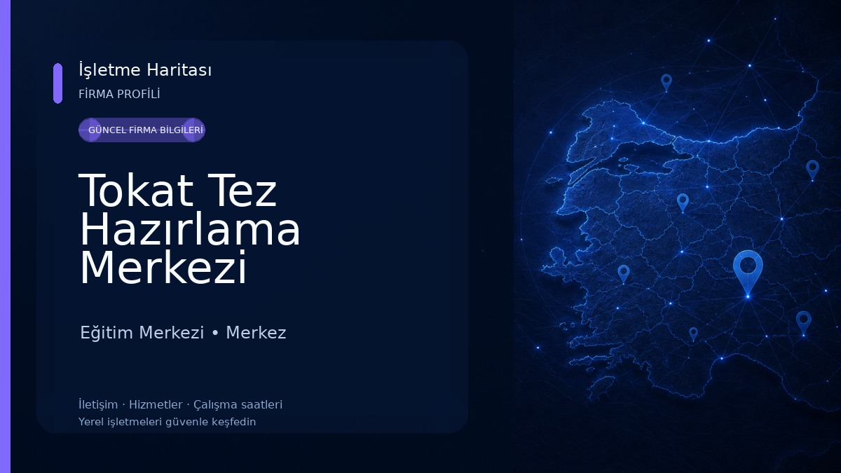 Tokat Tez Hazırlama Merkezi