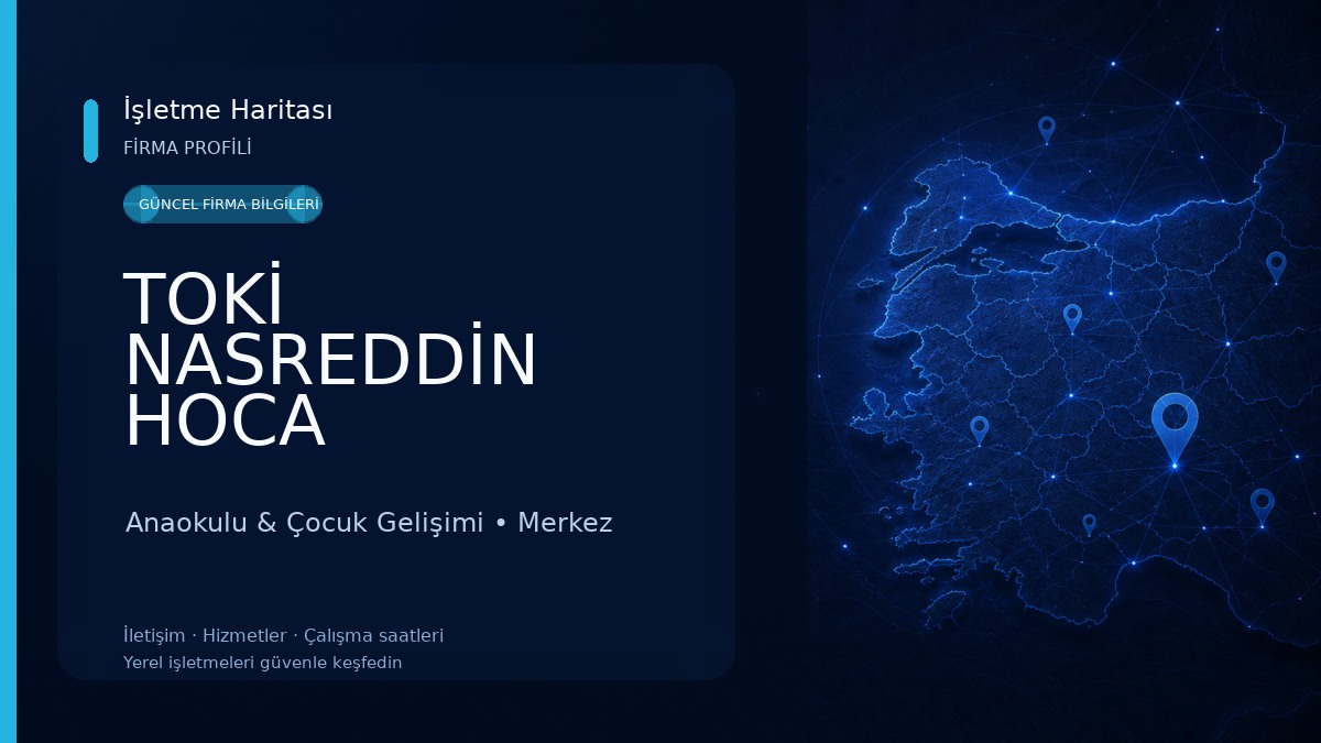 TOKİ NASREDDİN HOCA ANAOKULU ÇORUM