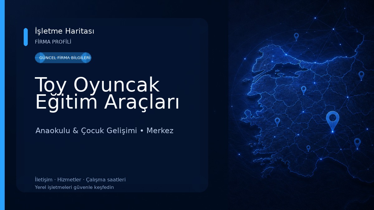 Toy Oyuncak Eğitim Araçları 