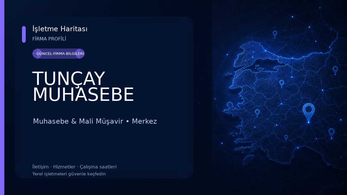 TUNÇAY MUHASEBE 
