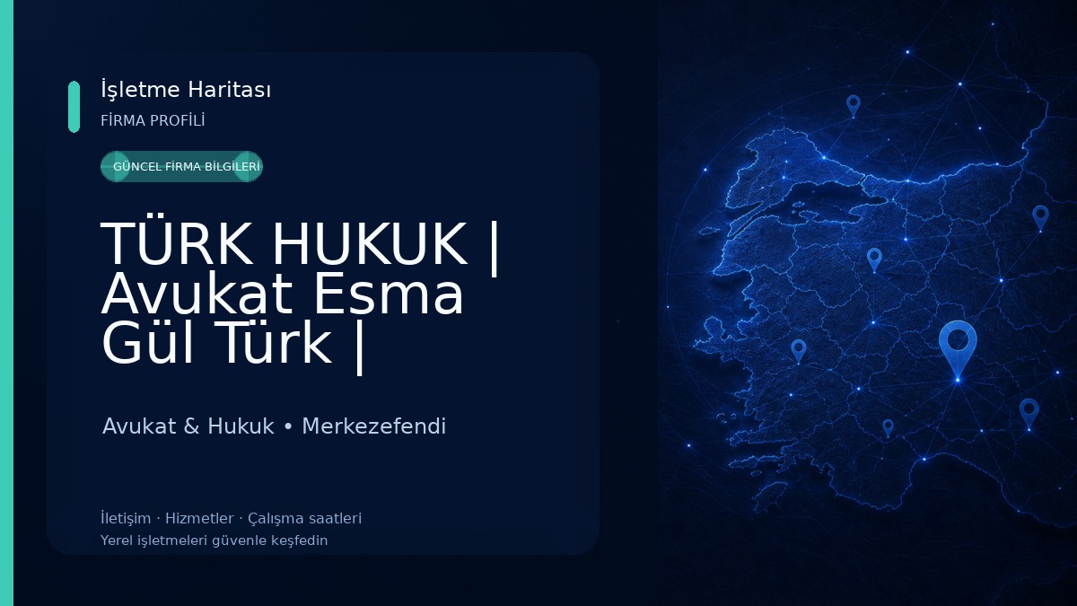 TÜRK HUKUK | Avukat Esma Gül Türk | Denizli Avukat