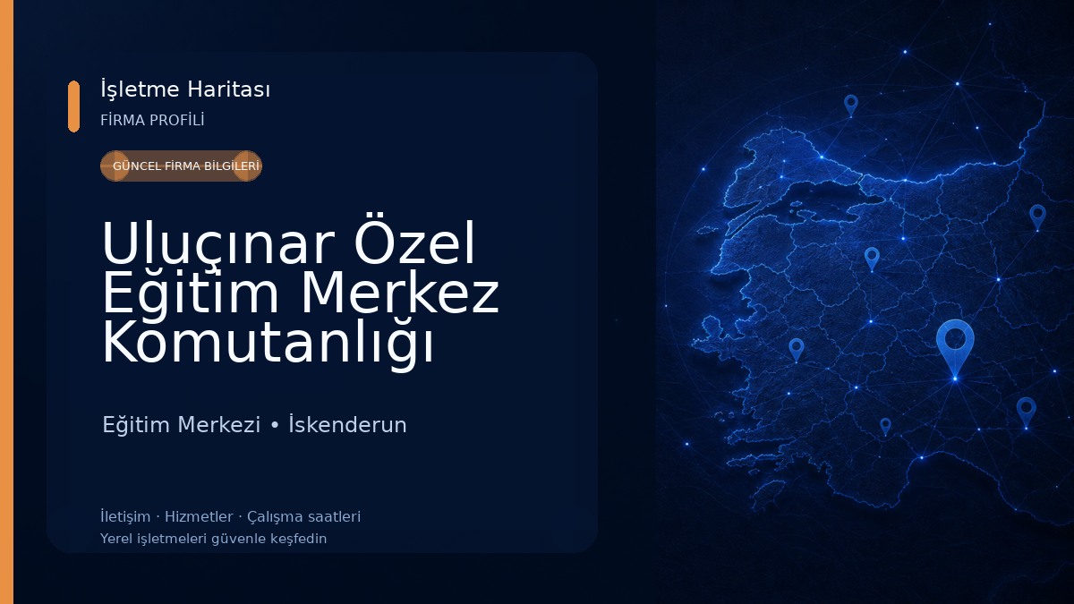Uluçınar Özel Eğitim Merkez Komutanlığı Eğitim Merkezi
