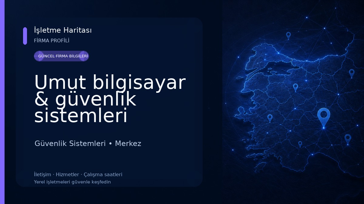 Umut bilgisayar & güvenlik sistemleri 