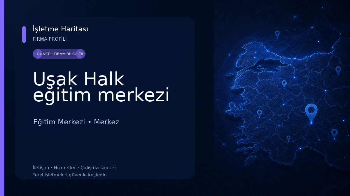Uşak Halk eğitim merkezi