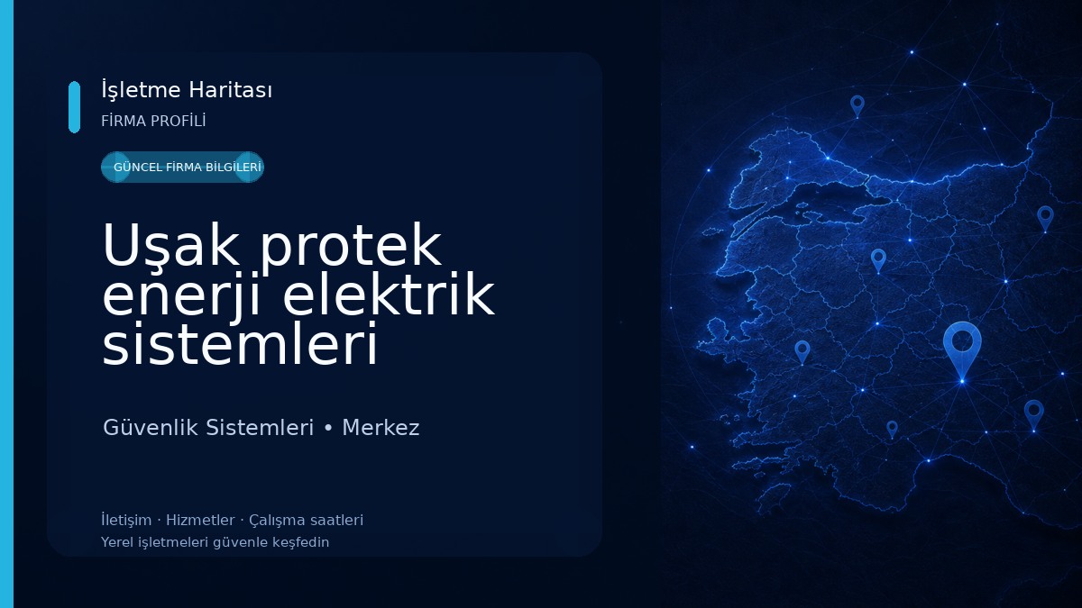 Uşak protek enerji elektrik sistemleri