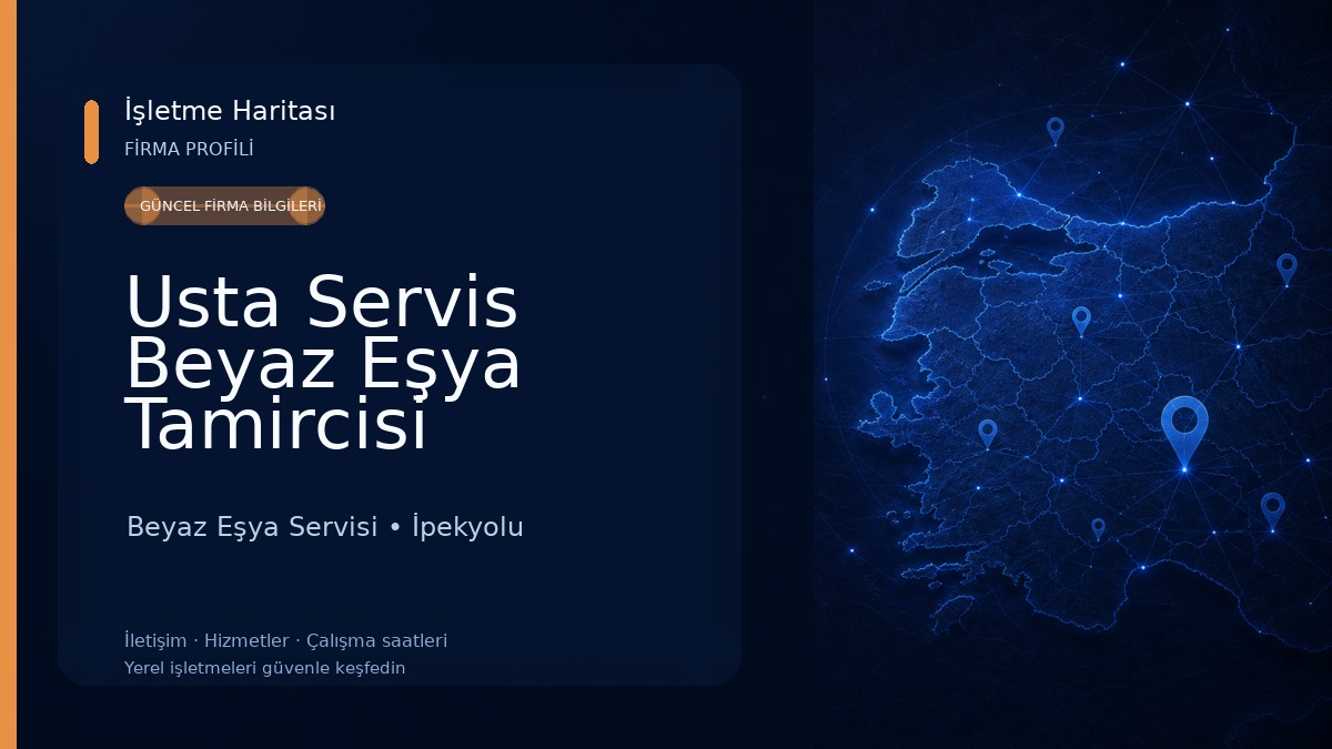 Usta Servis Beyaz Eşya Tamircisi Beyaz Eşya Servisi