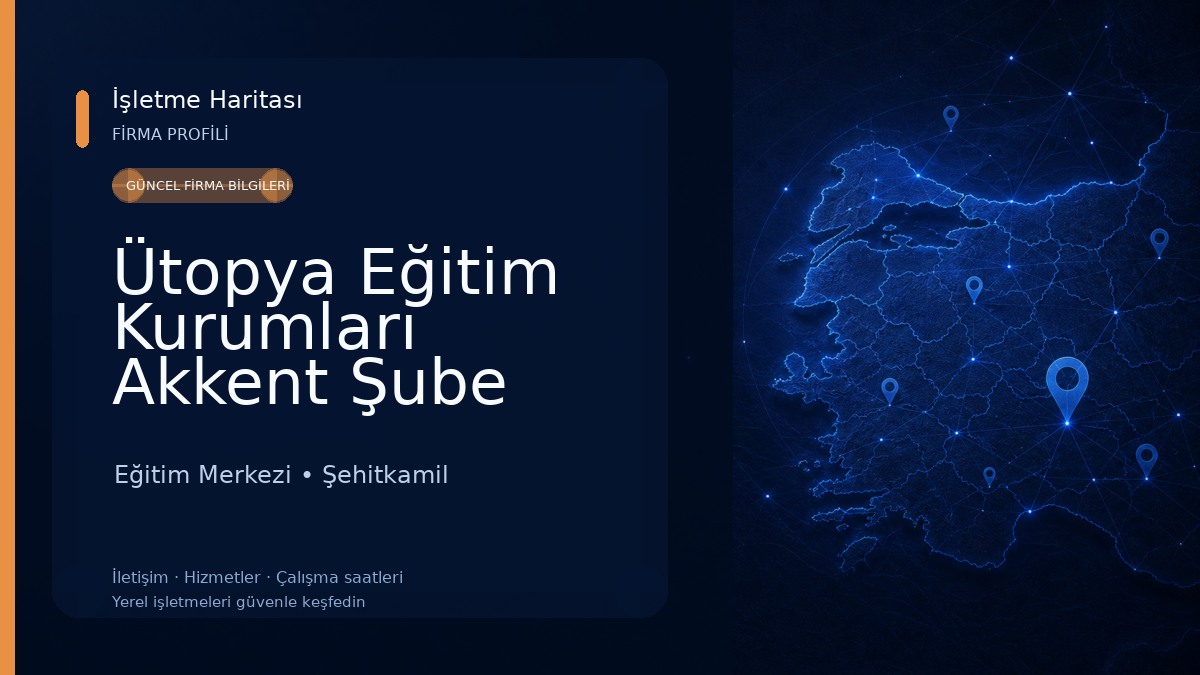 Ütopya Eğitim Kurumları Akkent Şube Eğitim Merkezi