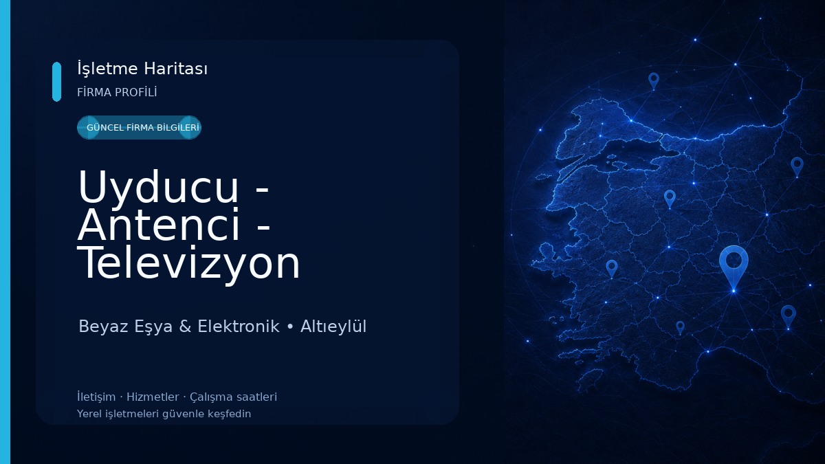 Uyducu - Antenci - Televizyon Tamiri 